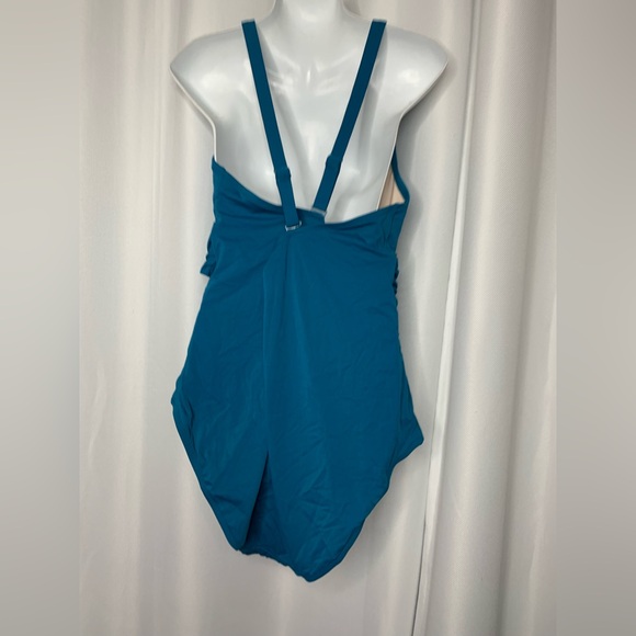 NWT Joe Fresh Teal One Piece Swimsuit - Picture 5 of 7